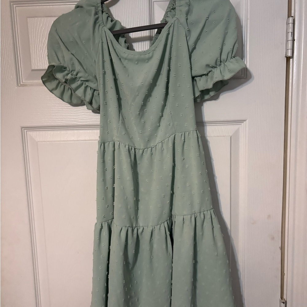 Mint Green Dress